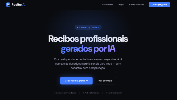 ReciboAI screenshot